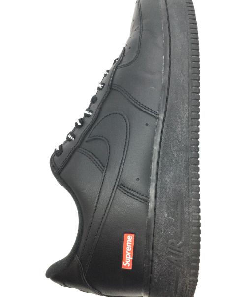 NIKE（ナイキ）NIKE (ナイキ) SUPREME (シュプリーム) Air Force 1 Low ブラック サイズ:US10.5、UK9.5、cm28.5、BR42.5、CN285(2.5)の古着・服飾アイテム