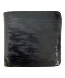 LOUIS VUITTON（ルイ ヴィトン）の古着「2つ折り財布」｜ブラック