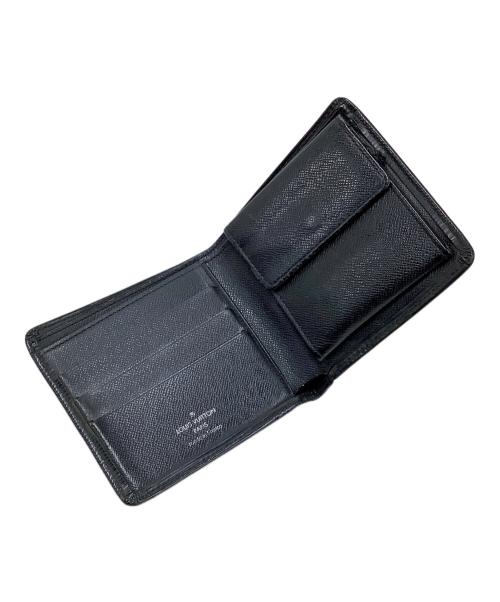 LOUIS VUITTON（ルイ ヴィトン）LOUIS VUITTON (ルイ ヴィトン) 2つ折り財布 ブラックの古着・服飾アイテム
