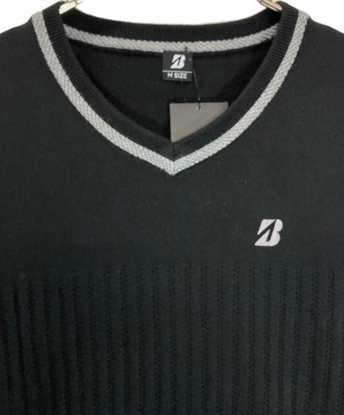 BRIDGESTONE（ブリヂストン）BRIDGESTONE (ブリヂストン) ゴルフウェア(トップス) ブラック サイズ:Mの古着・服飾アイテム
