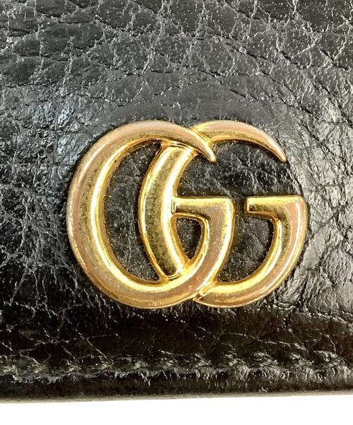 GUCCI（グッチ）GUCCI (グッチ) パスコインケース ブラックの古着・服飾アイテム