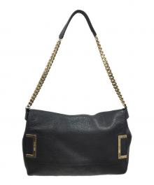 JIMMY CHOO（ジミーチュウ）の古着「ハンドバッグ」｜ブラック
