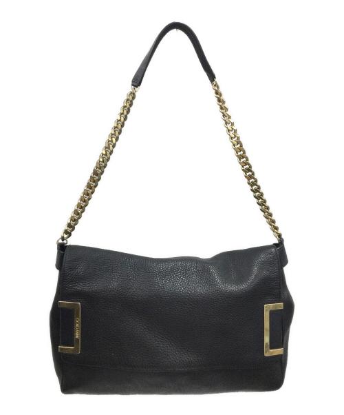 JIMMY CHOO（ジミーチュウ）JIMMY CHOO (ジミーチュウ) ハンドバッグ ブラックの古着・服飾アイテム