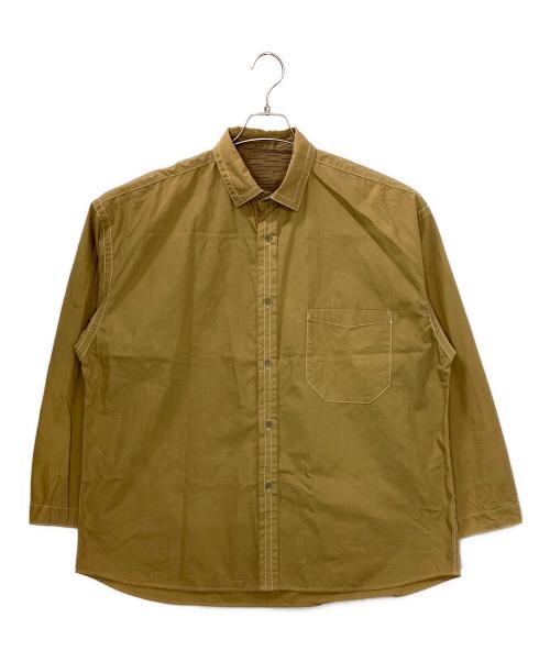 Aquarock（アクアロック）Aquarock (アクアロック) AQ008　長袖シャツ ベージュ サイズ:Fの古着・服飾アイテム
