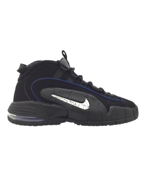 NIKE（ナイキ）NIKE (ナイキ) AIR MAX PENNY ブラック×ブルー サイズ:US9.5、UK8.5、EUR43、cm27.5、BR41、CN275（2.5）の古着・服飾アイテム