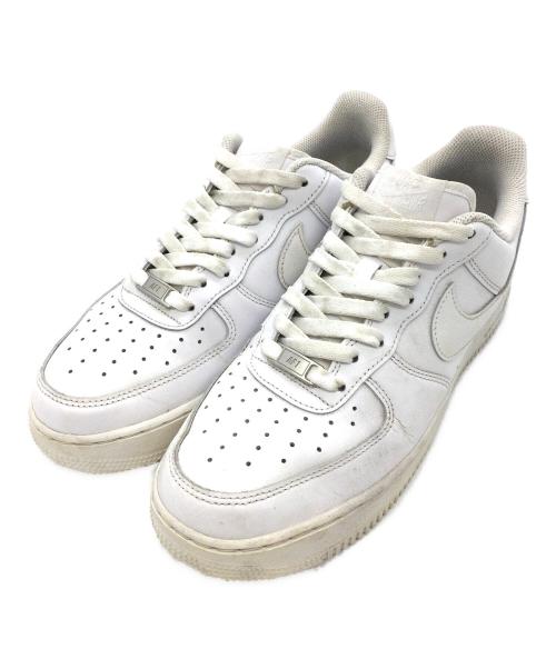 NIKE（ナイキ）NIKE (ナイキ) AIR FORCE 1 '07 ホワイト サイズ:US9、UK8、EUR42.5、cm27、BR40.5、CN270(2.5)の古着・服飾アイテム