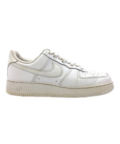 NIKE（ナイキ）NIKE (ナイキ) AIR FORCE 1 '07 ホワイト サイズ:US9、UK8、EUR42.5、cm27、BR40.5、CN270(2.5)の古着・服飾アイテム