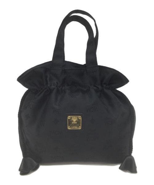 MCM（エムシーエム）MCM (エムシーエム) 巾着トートバッグ ブラックの古着・服飾アイテム