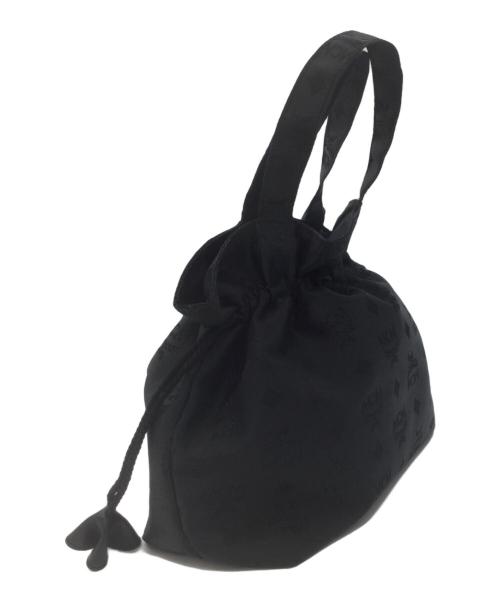 MCM（エムシーエム）MCM (エムシーエム) 巾着トートバッグ ブラックの古着・服飾アイテム