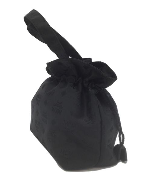 MCM（エムシーエム）MCM (エムシーエム) 巾着トートバッグ ブラックの古着・服飾アイテム