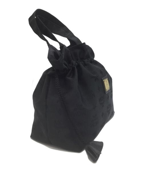 MCM（エムシーエム）MCM (エムシーエム) 巾着トートバッグ ブラックの古着・服飾アイテム