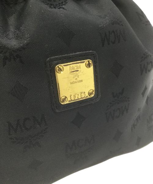 MCM（エムシーエム）MCM (エムシーエム) 巾着トートバッグ ブラックの古着・服飾アイテム