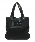 DOLCE & GABBANAドルチェ＆ガッバーナ）の古着「レザートートバッグ」｜ブラック