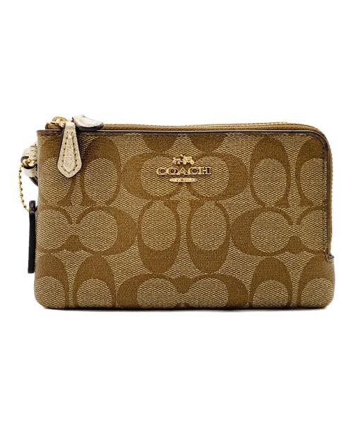 COACH（コーチ）COACH (コーチ) リストレットポーチ ブラウンの古着・服飾アイテム