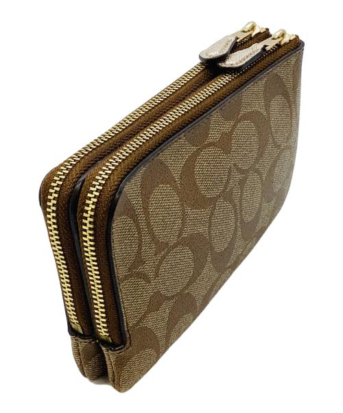 COACH（コーチ）COACH (コーチ) リストレットポーチ ブラウンの古着・服飾アイテム