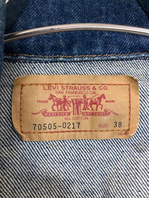 LEVI'S（リーバイス）LEVI'S (リーバイス) 70505-0217　デニムジャケット インディゴ サイズ:38の古着・服飾アイテム