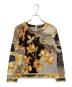 LEONARD FASHION（レオナールファッション）の古着「長袖ブラウス」｜ブラウン