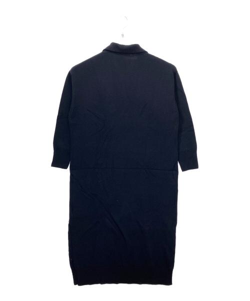 MACPHEE（マカフィー）MACPHEE (マカフィー) 12-06-24-06702　長袖ワンピース ネイビー サイズ:36の古着・服飾アイテム