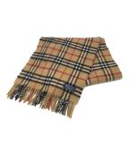 Burberry'sバーバリーズ）の古着「ノバチェックマフラー」｜ブラウン