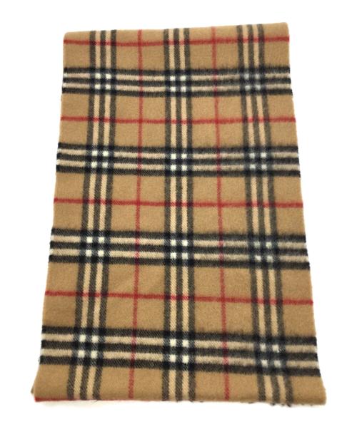 Burberry's（バーバリーズ）Burberry's (バーバリーズ) ノバチェックマフラー ブラウンの古着・服飾アイテム