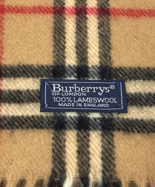 Burberry's（バーバリーズ）Burberry's (バーバリーズ) ノバチェックマフラー ブラウンの古着・服飾アイテム
