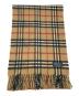 Burberry's (バーバリーズ) ノバチェックマフラー ブラウン：5000円