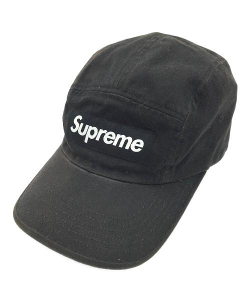 SUPREME（シュプリーム）SUPREME (シュプリーム) キャップ ブラックの古着・服飾アイテム
