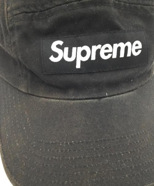 SUPREME（シュプリーム）SUPREME (シュプリーム) キャップ ブラックの古着・服飾アイテム