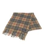 Burberry'sバーバリーズ）の古着「ノバチェックマフラー」｜ベージュ