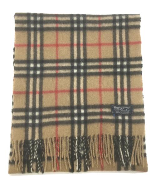 Burberry's（バーバリーズ）Burberry's (バーバリーズ) ノバチェックマフラー ベージュの古着・服飾アイテム