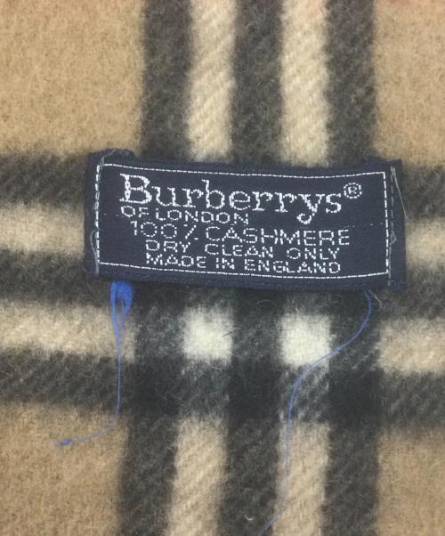 Burberry's（バーバリーズ）Burberry's (バーバリーズ) ノバチェックマフラー ベージュの古着・服飾アイテム