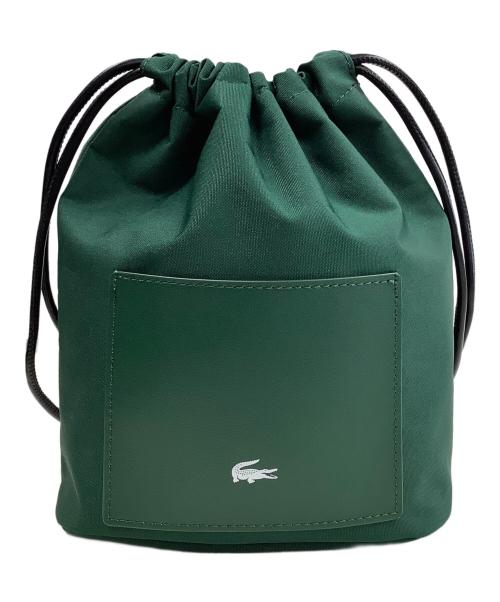 LACOSTE（ラコステ）LACOSTE (ラコステ) スマホポーチショルダーバッグ グリーンの古着・服飾アイテム
