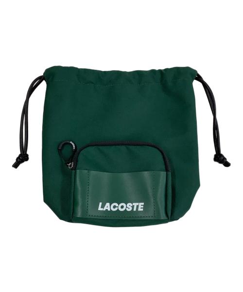LACOSTE（ラコステ）LACOSTE (ラコステ) スマホポーチショルダーバッグ グリーンの古着・服飾アイテム