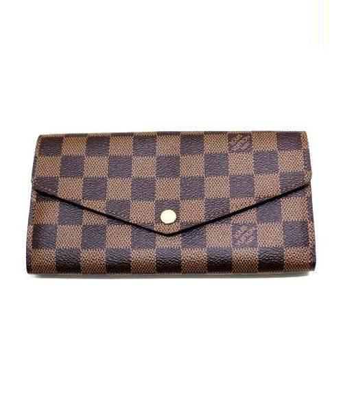 LOUIS VUITTON（ルイ ヴィトン）LOUIS VUITTON (ルイヴィトン) ポルトフォイユ・サラ ブラウン サイズ:- N63209 CA2126の古着・服飾アイテム