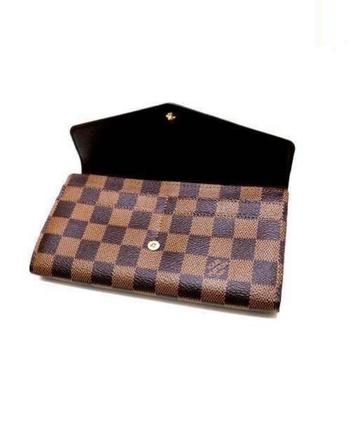 LOUIS VUITTON（ルイ ヴィトン）LOUIS VUITTON (ルイヴィトン) ポルトフォイユ・サラ ブラウン サイズ:- N63209 CA2126の古着・服飾アイテム