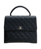 CHANELシャネル）の古着「マトラッセハンドバッグ」｜ブラック