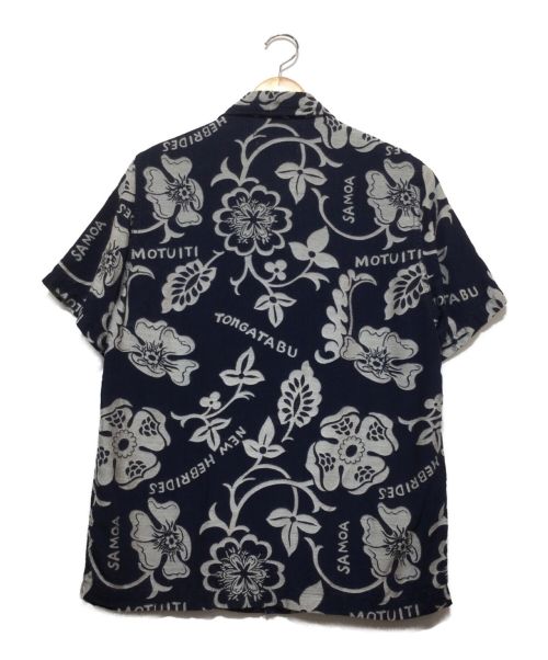 REMI RELIEF（レミレリーフ）REMI RELIEF (レミレリーフ) インディゴアロハオープンカラーシャツ ネイビー サイズ:Ｍの古着・服飾アイテム