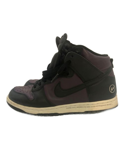 NIKE×FRAGMENT Design（ナイキ×フラグメントデザイン）NIKE×FRAGMENT Design (ナイキ×フラグメントデザイン) ハイカットスニーカー パープル×ブラック サイズ:25.5の古着・服飾アイテム