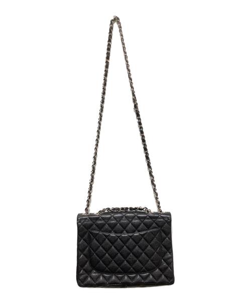 CHANEL（シャネル）CHANEL (シャネル) マトラッセチェーンショルダーバッグ ブラック×シルバーの古着・服飾アイテム