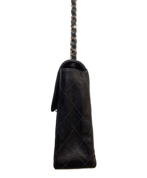 CHANEL（シャネル）CHANEL (シャネル) マトラッセチェーンショルダーバッグ ブラック×シルバーの古着・服飾アイテム