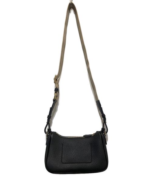 EMPORIO ARMANI（エンポリオアルマーニ）EMPORIO ARMANI (エンポリオアルマーニ) ロゴショルダーバッグ ブラックの古着・服飾アイテム