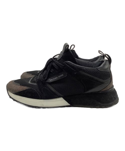 MICHAEL KORS（マイケル・コース）MICHAEL KORS (マイケルコース) ローカットスニーカー ブラック×ブラウン サイズ:10Mの古着・服飾アイテム