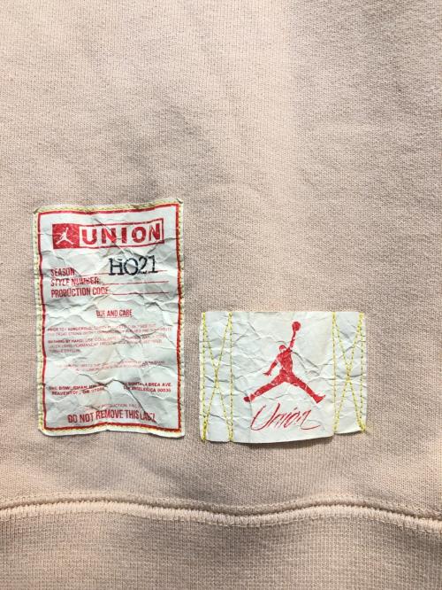 NIKE×UNION（ナイキ×ユニオン）NIKE×UNION (ナイキ×ユニオン) スウェット ベージュ サイズ:XSの古着・服飾アイテム