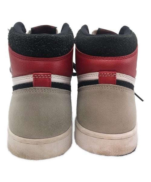 NIKE（ナイキ）NIKE (ナイキ) Air Jordan 1 High OG ホワイト×グレー×レッド サイズ:CN265の古着・服飾アイテム