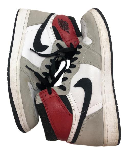 NIKE（ナイキ）NIKE (ナイキ) Air Jordan 1 High OG ホワイト×グレー×レッド サイズ:CN265の古着・服飾アイテム
