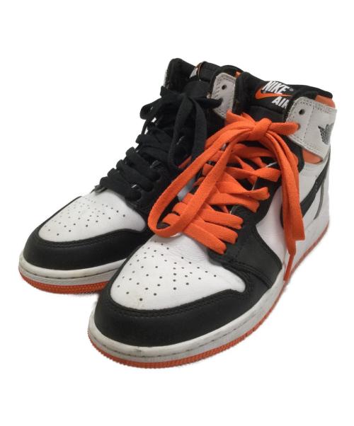 NIKE（ナイキ）NIKE (ナイキ) GS Air Jordan 1 Retro High OG オレンジ×ホワイト サイズ:23.5の古着・服飾アイテム