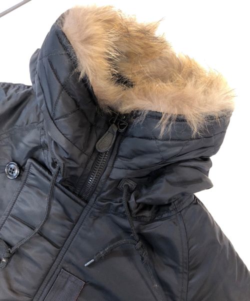 HOUSTON（ヒューストン）HOUSTON (ヒューストン) N-3Bフライトジャケット ブラック サイズ:XXL 未使用品の古着・服飾アイテム