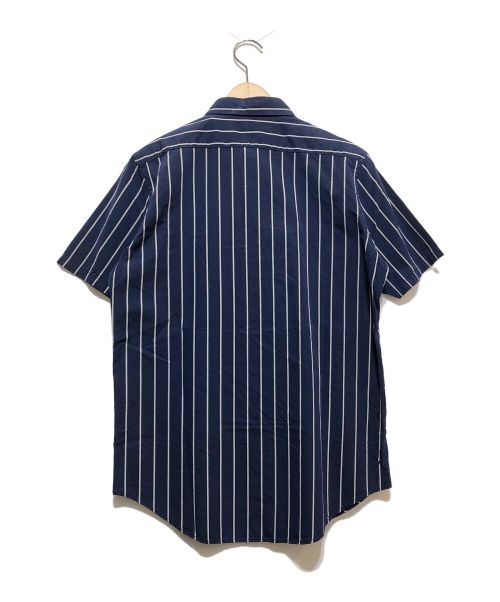 N.HOOLYWOOD（エヌ ハリウッド）N.HOOLYWOOD (エヌ ハリウッド) 半袖シャツ ネイビー×グレー サイズ:38の古着・服飾アイテム