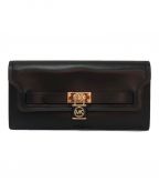 MICHAEL KORSマイケル・コース）の古着「長財布/HAMILTON LEGACYラージウォレット」｜ブラック