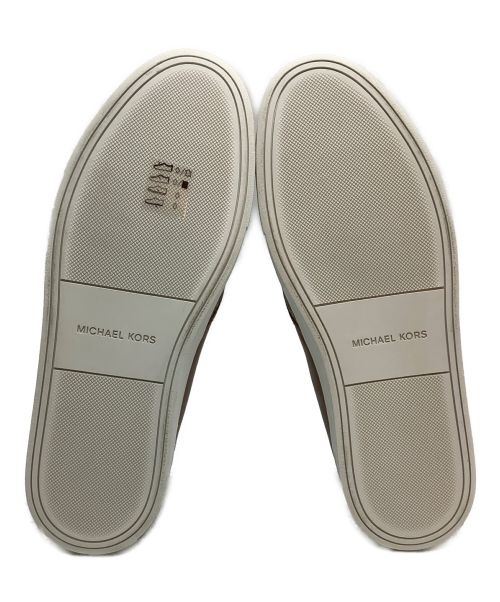 MICHAEL KORS（マイケル・コース）MICHAEL KORS (マイケルコース) スリッポン ブラウン サイズ:US 10 未使用品の古着・服飾アイテム